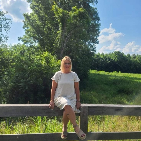 Umgee Oatmeal High Low Linen Dress with Fringe Hem - Picture 11 of 13